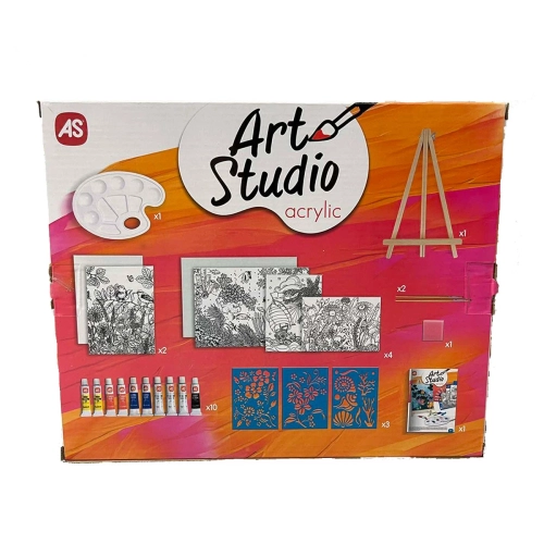 Детски занимателен комплект за рисуване Акрил | PAT47422