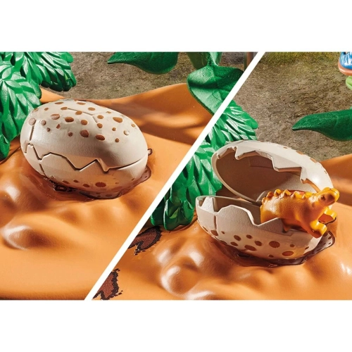 Детски комплект Dinos Гнездо на стегозавър с крадец на яйца | PAT47426