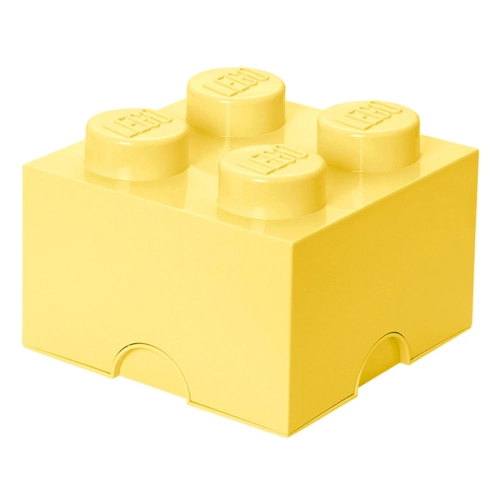 Детска жълта LEGO кутия за съхранение Тухличка 4 | PAT47570