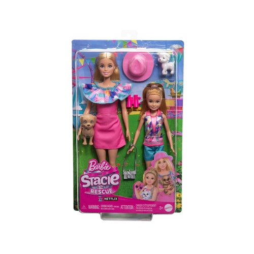 Детски занимателен комплект за игра Кукли Барби и Стейси | PAT47594