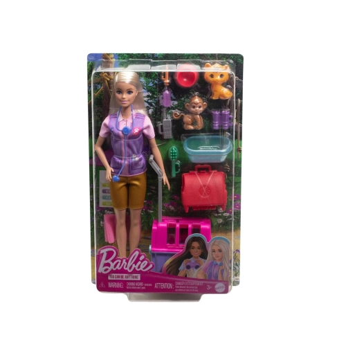 Детски комплект за игра Barbie Kукла Барби с животни | PAT47595
