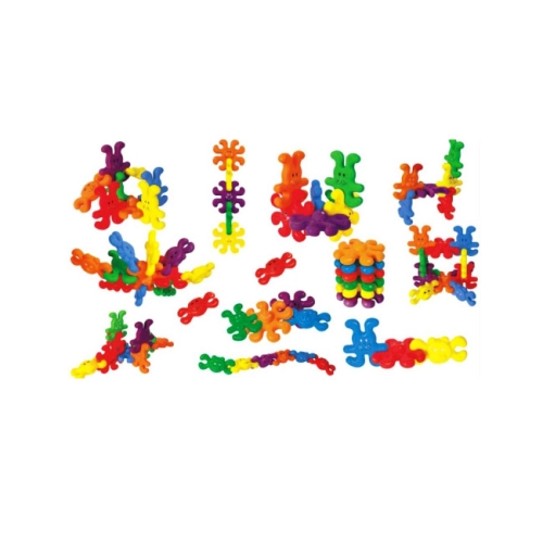 Конструктор фигури с различни цветове в PVC плик | P42581