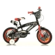 Детско колело с помощни колела BMX 16“ Black/Red 