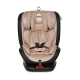 Детски бежов стол за кола Ares 40-150 см. Isofix Beige  - 2