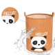 Детска памучна кошница за съхранение на играчки, Hello Panda  - 4