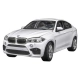 Детска бяла метална кола BMW X6M 1:24  - 1