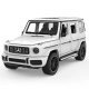 Детска бяла кола с дистанционно RC Mercedes-Benz G63 1:24  - 2