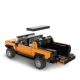 Детска играчка Оранжева джип Hummer EV Bricks за сглобяване  - 3