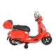 Детски червен акумулаторен мотор 801 Vespa GTS Super  - 3