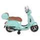 Детски зелен акумулаторен мотор 801 Vespa GTS Super  - 3