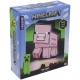 Детска розова лампа Minecraft Pig Box  - 6