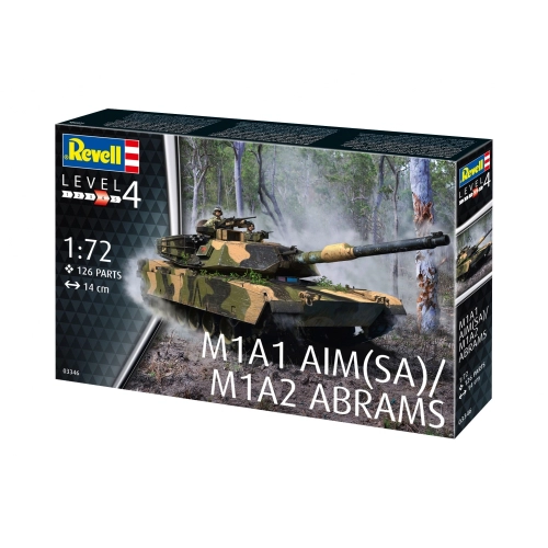 Детски сглобяем модел M1A1 AIM(SA)/ M1A2 Abrams 126 части | PAT51421