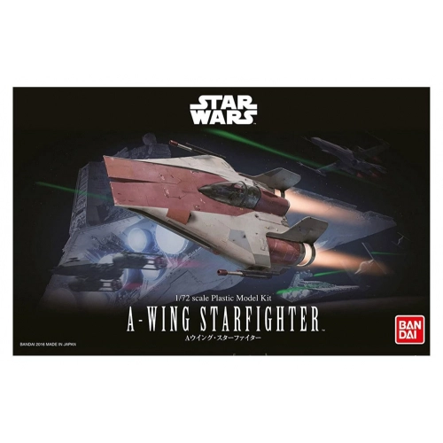 Детски сглобяем модел Bandai Star Wars A-wing Starfighter | PAT51436