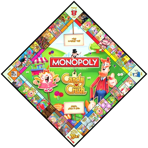 Детска забавна семейна настолна игра Монополи Candy Crush | PAT51897