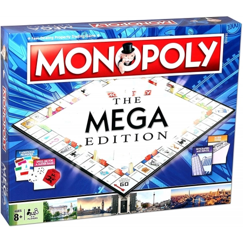 Детска забавна семейна настолна игра Monopoly Мега издание | PAT51954