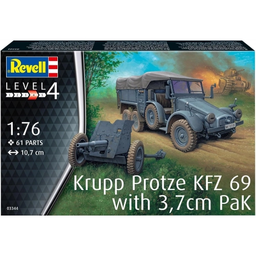 Сглобяем модел Krupp Protze KFZ 69 with 3,7cm Pak 61 части | PAT52725