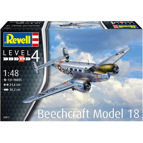 Детски сглобяем модел Beechcraft Model 18 131 части | PAT52726