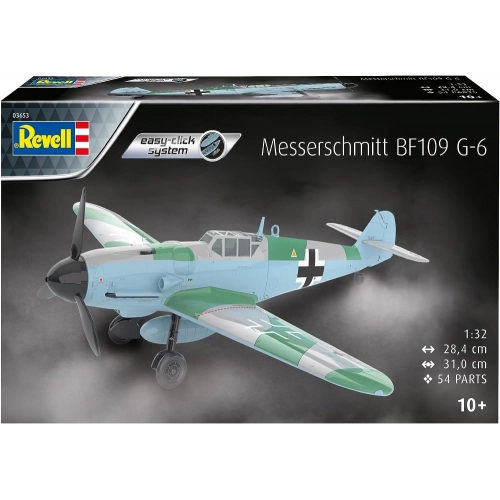 Сглобяем модел Messerschmitt Bf109 G-6 Easy-Click 54 части | PAT52727