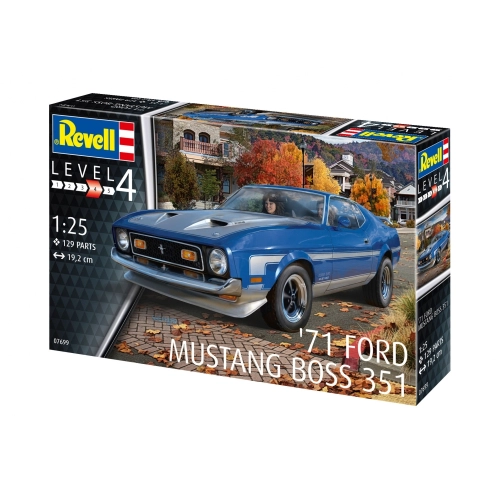 Детски сглобяем модел 71 Mustang Boss 351 129 части | PAT52740