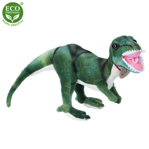 Детска мека плюшена играчка Зелен Динозавър T-rex | PAT54133