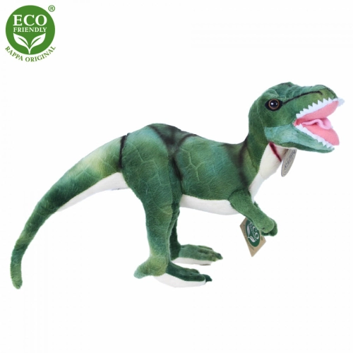 Детска мека плюшена играчка Зелен Динозавър T-rex | PAT54133