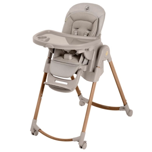 Детски бежов стол за хранене Minla Plus Elegance Beige PAT55112