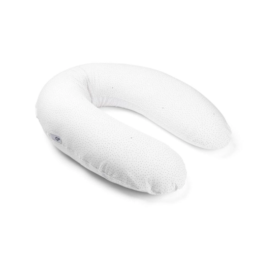 Възглавница за бременни и кърмене на бебе Buddy Silver Dots PAT55236