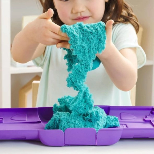 Детски комплект с кинетичен пясък Kinetic Sand Castle Case PAT55282