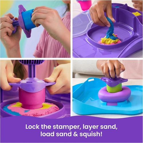 Детски комплект с кинетичен пясък Kinetic Sand Squish Motion PAT55283