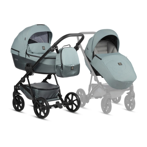 Комбинирана бебешка количка 2в1 Viva 063 Turquoise PAT55867