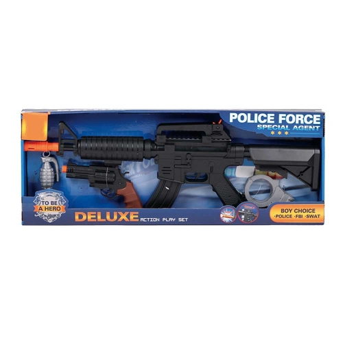 Детска играчка Автомат с пистолет и белезници Police Force PAT56508