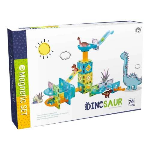 Детски магнитен конструктор Magnetic Dinosaur 74 части PAT56780