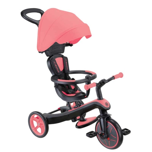 Детска розова триколка 4 в 1 Explorer Trike със сенник PAT56984