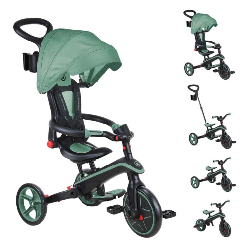 Сгъваема триколка 4в1 Explorer Trike Foldable цвят маслина PAT57034