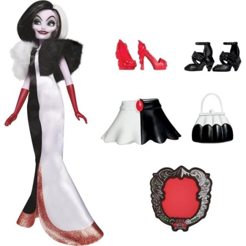 Детска кукла с аксесоари Disney Villains Cruella De Vill PAT57105