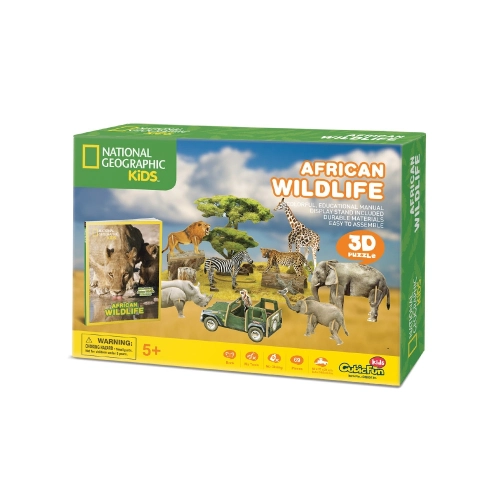 3D Пъзел Дивият свят на африка National Geographic Kids PAT57250