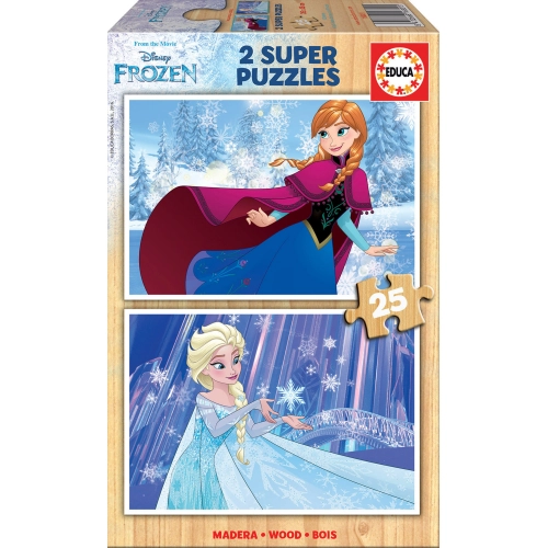 Комплект 2 броя детски пъзела х 25 части Frozen PAT57264