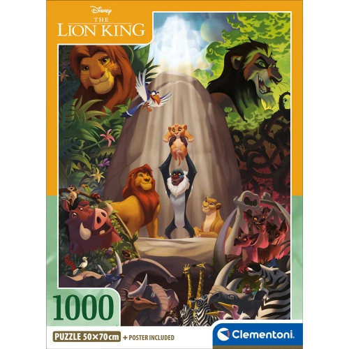 Детски занимателен пъзел 1000 части Disney The Lion King PAT57417