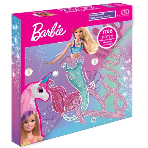 Детски диамантен гоблен Barbie Mermaid 1766 диаманта PAT57649