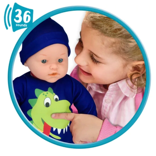 Детска играчка Кукла Baby King с биберон и 36 звука PAT57681