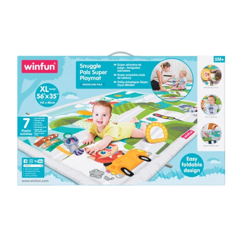 Бебешки игрален килим Snuggle Pals PAT57687