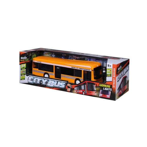 Детска играчка Оранжев автобус с дистанционно City Bus R/C PAT57694