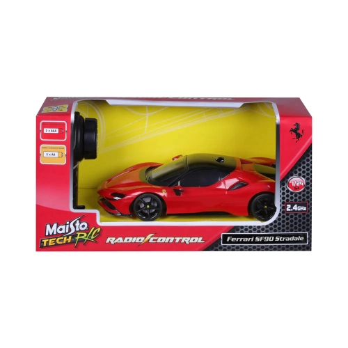 Детска играчка Червена кола Ferrari SF90 Stradale 1:24 R/C PAT57698