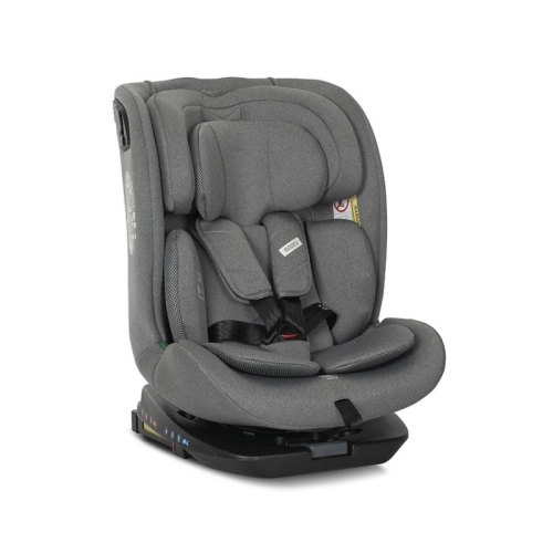 Детски сив стол за кола Rodeo Grey 40-150см. 360 Isofix PAT58013