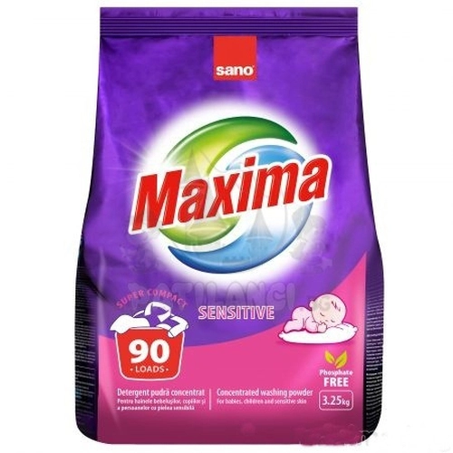 Концентриран прах за пране Sano Maxima Sensitive 3.25 кг | P43822