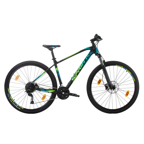 Планински велосипед за деца Apolon Hardtail Black/Blue/Green PAT58449