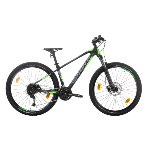 Планински велосипед за деца Apolon Hardtail Black/Grey/Green PAT58528