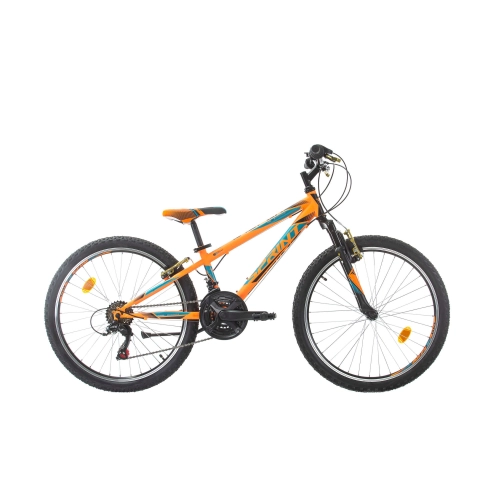 Детски велосипед Casper 24 цола Hardtail оранжев с тюркоаз PAT58542