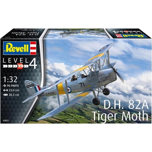 Сглобяем модел Тренировъчен самолет D.H. 82A Tiger Moth PAT58708