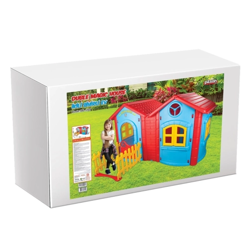 Сива двустранна детска къща за игра Magic House PAT58712